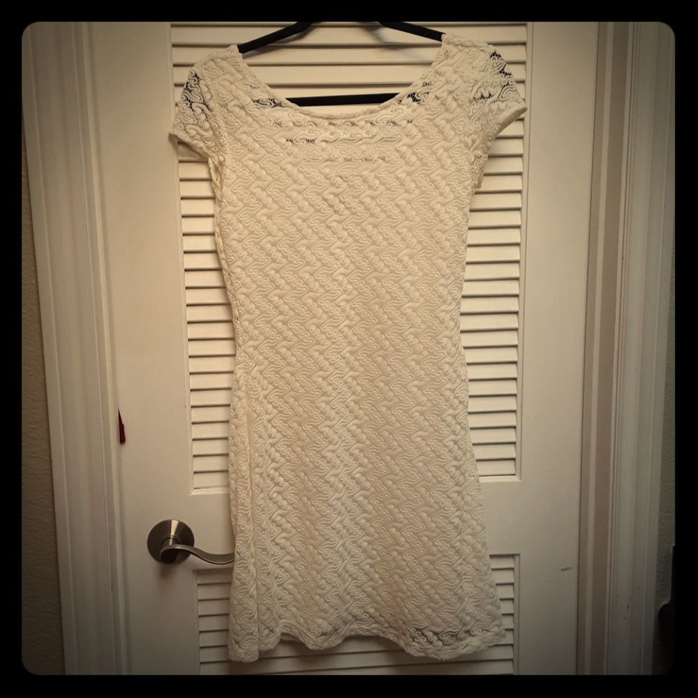 Apt 9 Cream colored mini dress in size s